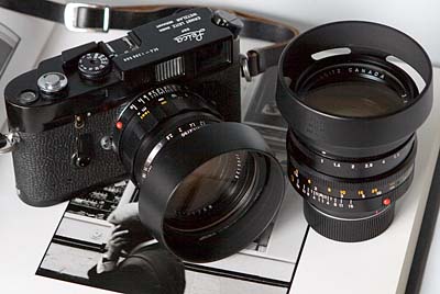 LeicaM4blackpaint+Noctilux-M50mmf1.0